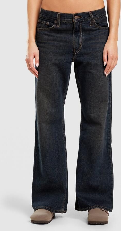 Levis LEVI'S Middy Boot Cut Jeans Zwart- Dames Zwart