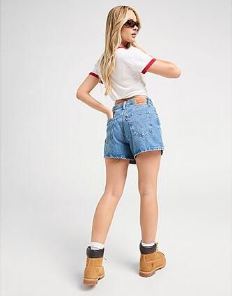 Levis Levi's High Waisted Mom Short Sportshorts Kleding blue maat: 29 beschikbare maaten:29 - Foto 2