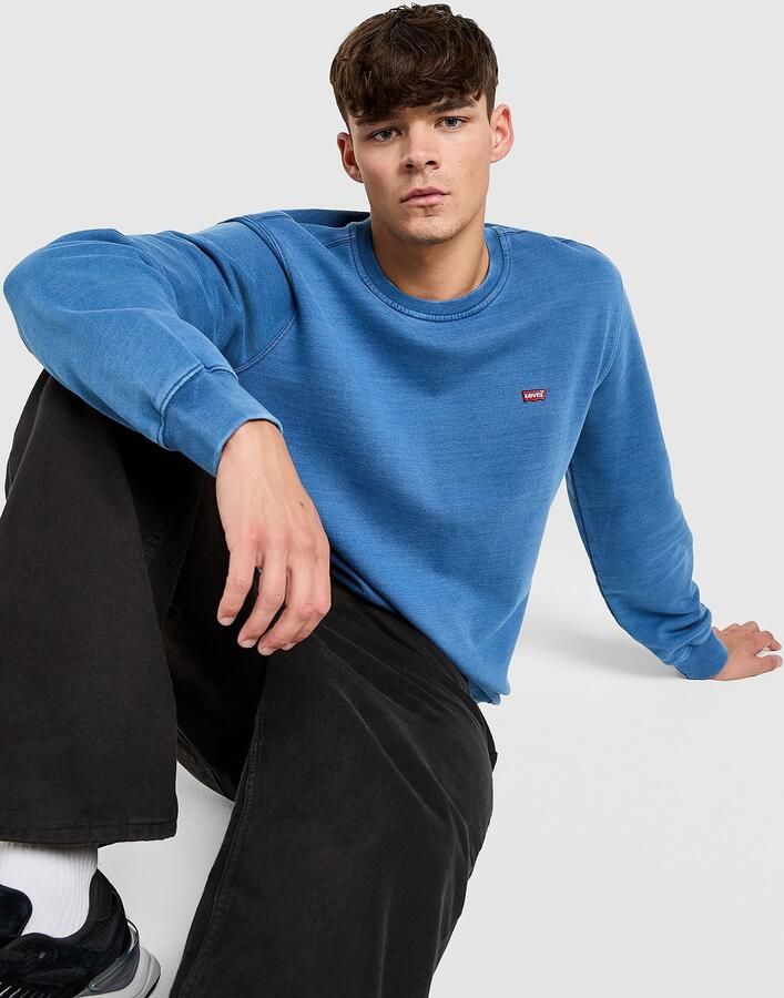 Levis LEVI'S New Original Crew Sweatshirt Blauw- Heren Blauw