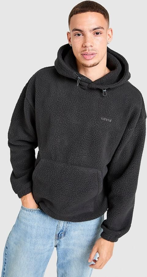 Levis LEVI'S Polar Overhead Hoodie Zwart- Heren Zwart