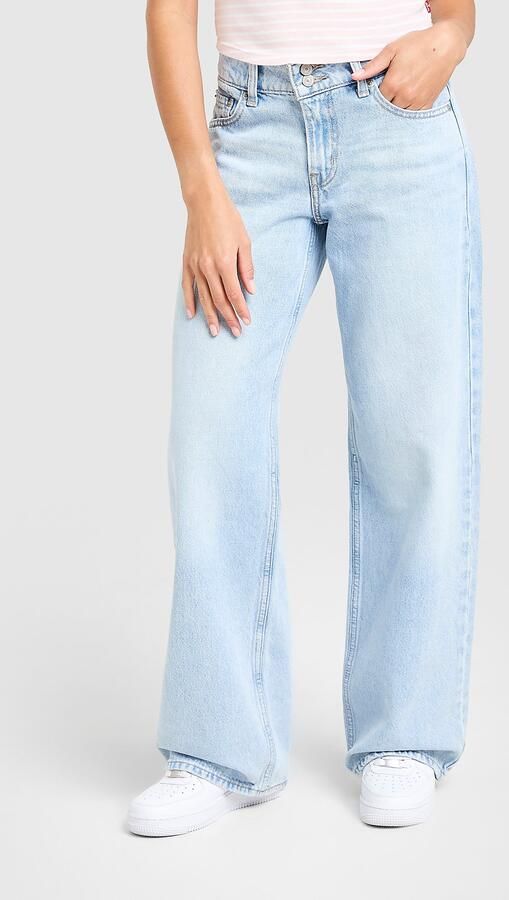 Levis LEVI'S Superlow Jeans Blauw- Dames Blauw