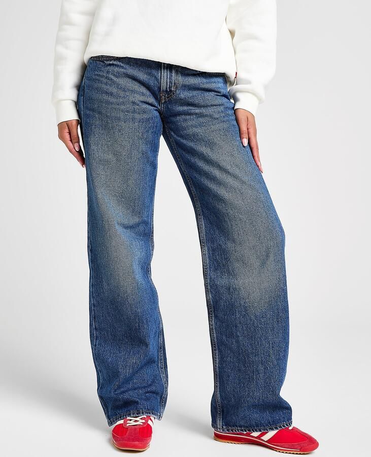 Levi's Loose fit jeans met steekzakken model 'SUPERLOW'