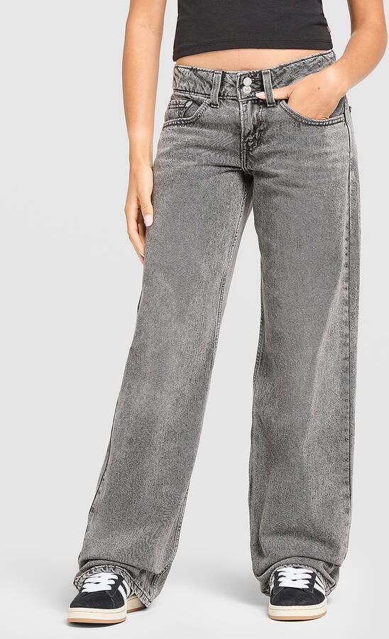 Levis LEVI'S Superlow Loose Jeans Grijs- Dames Grijs