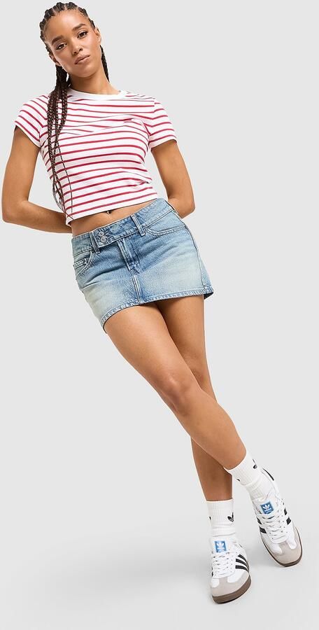 Levi's Spijkerrok in used-look met steekzakken - Foto 3
