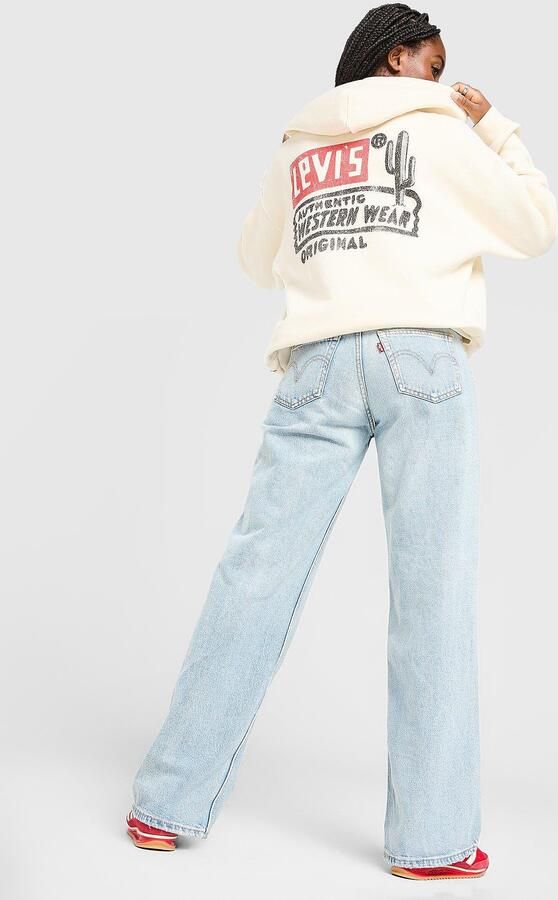 Levis LEVI'S Western Hoodie Wit- Dames Wit
