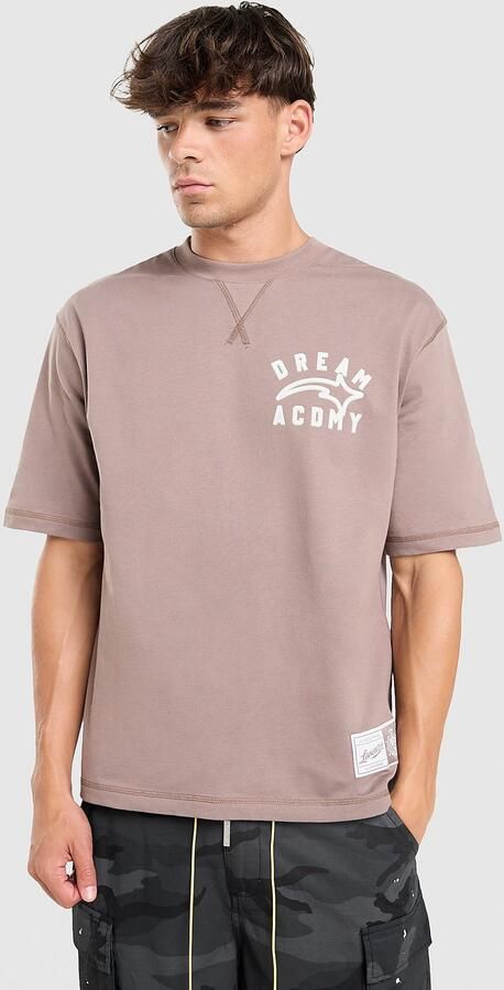 Lorenzo Campus T-Shirt Bruin- Heren Bruin