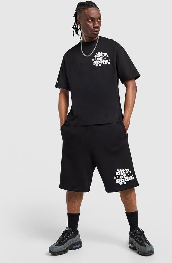 Lorenzo City Shorts Zwart- Heren Zwart
