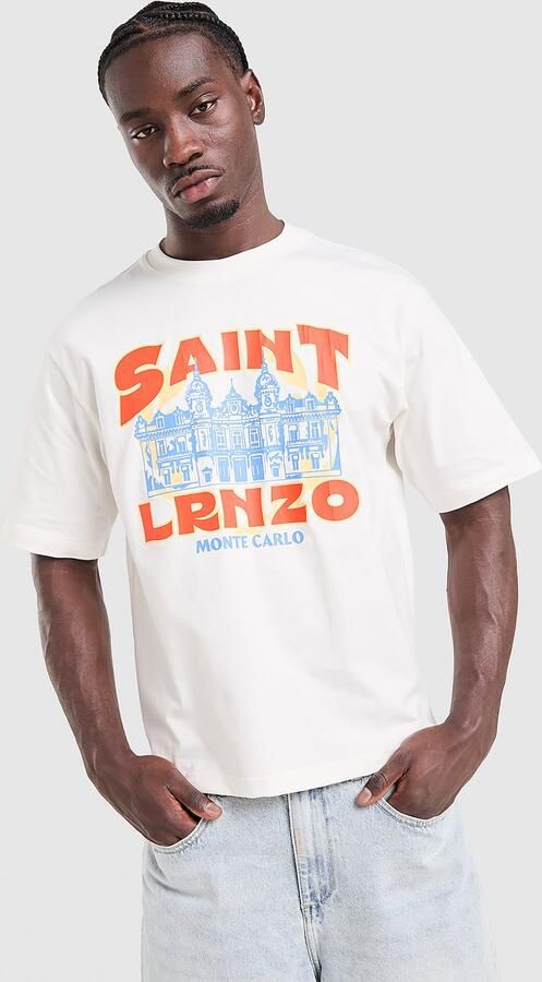 Lorenzo Monte T-Shirt Wit- Heren Wit