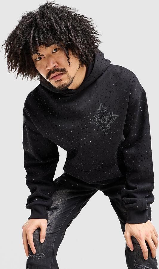 Lorenzo Shadow Diamante Hoodie Zwart- Heren Zwart