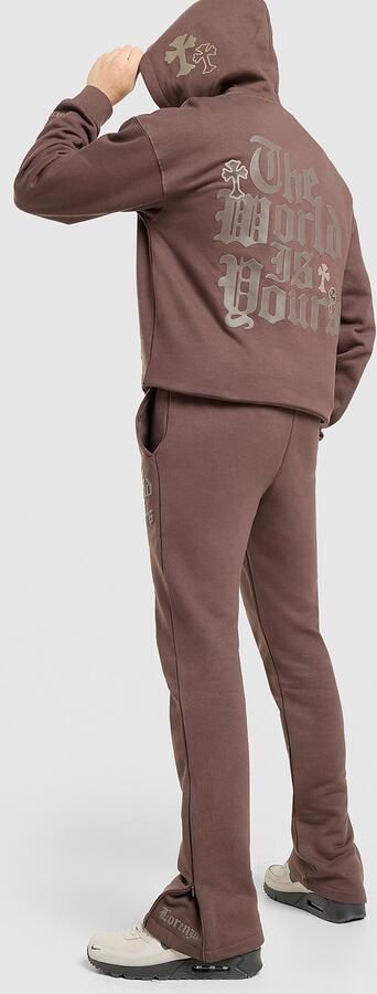 Lorenzo World Is Yours Hoodie Bruin- Heren Bruin