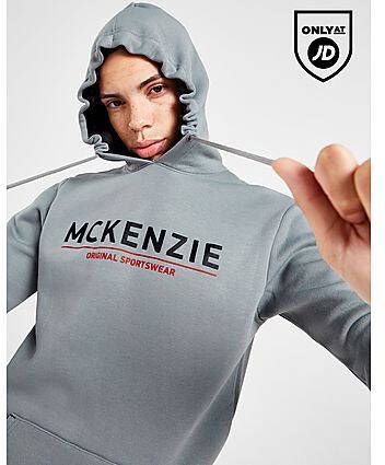 McKenzie Essential Edge Elevated Overhead Hoodie Grey- Heren