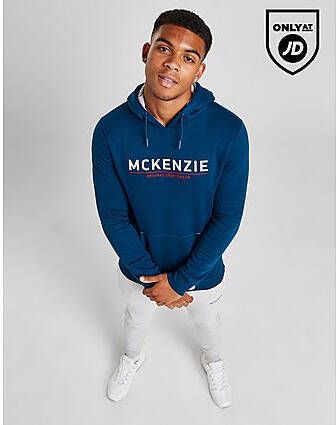 McKenzie Essential Edge Elevated Overhead Hoodie Navy- Heren