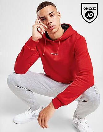 McKenzie Essential Edge Overhead Hoodie Red- Heren