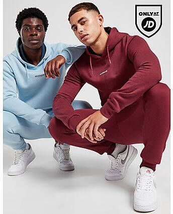 McKenzie Essential Edge Overhead Hoodie Tracksuit Red- Heren