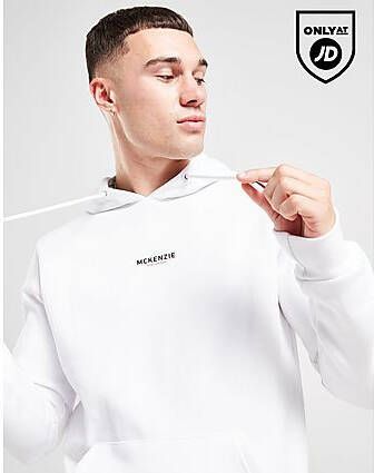 McKenzie Essential Edge Overhead Hoodie White- Heren