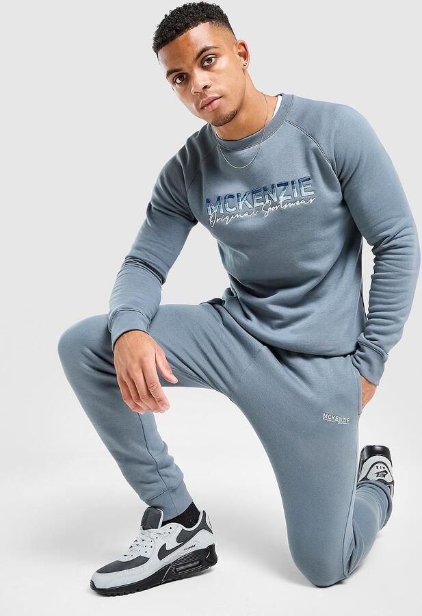 McKenzie Casson Crew Tracksuit Blauw- Heren Blauw