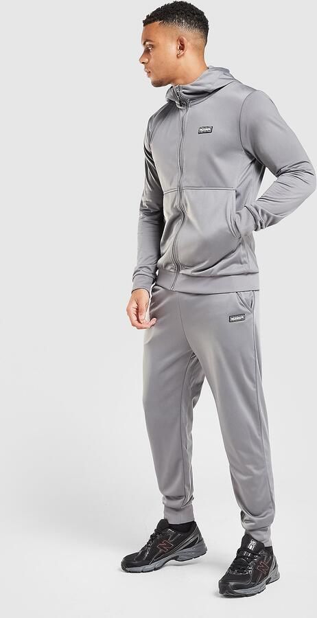 McKenzie Dalston Poly Full Zip Tracksuit Grijs- Heren Grijs