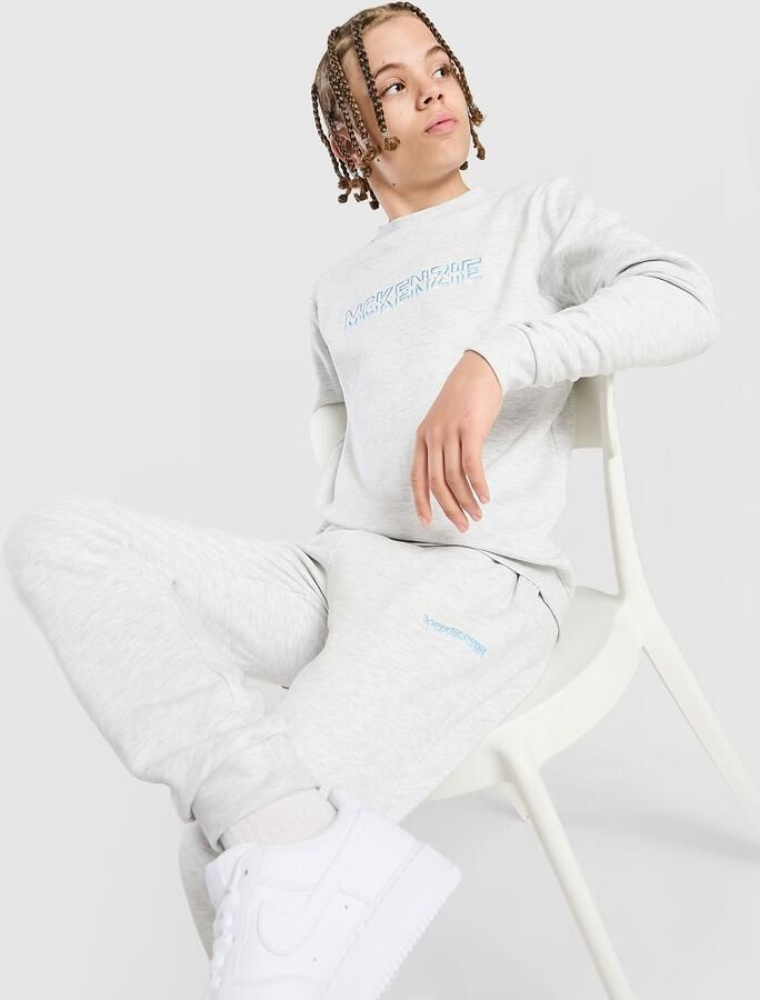 McKenzie Dual Crew Tracksuit Junior Grijs Kind Grijs