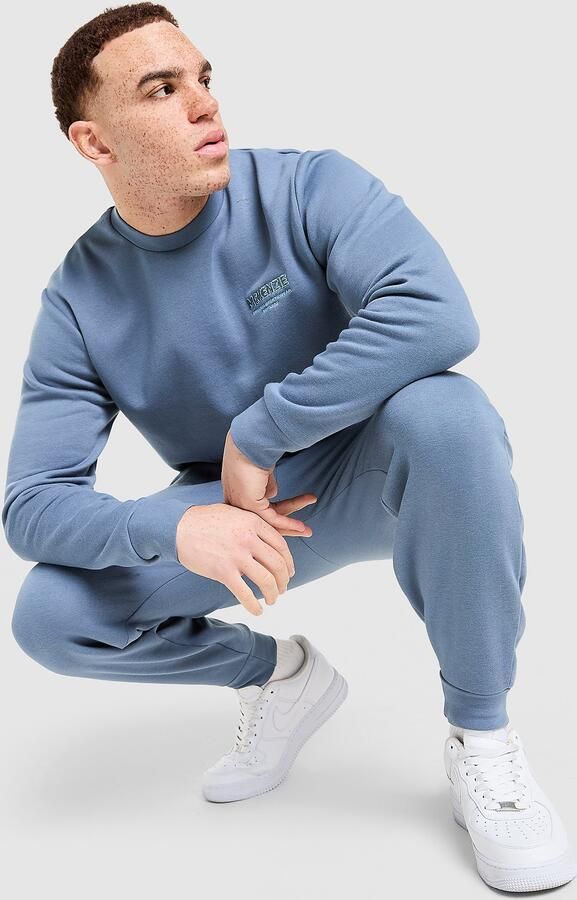 McKenzie Elsted Crew Tracksuit Blauw- Heren Blauw