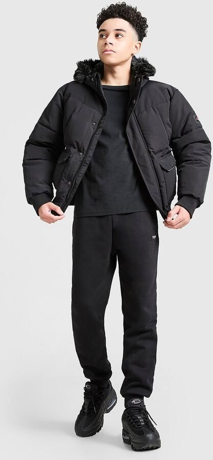 McKenzie Forge Parka Jacket Junior Zwart Kind Zwart