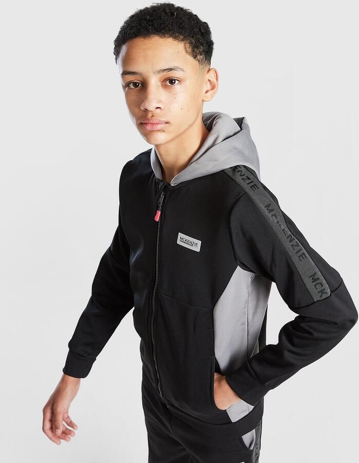 McKenzie Montana Full Zip Hoodie Zwart Kind Zwart