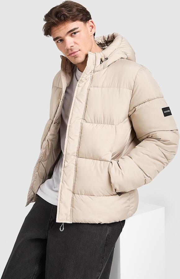 McKenzie Racket Bubble Jacket Wit- Heren Wit