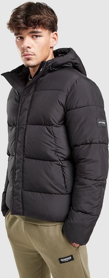 McKenzie Racket Bubble Jacket Zwart- Heren Zwart