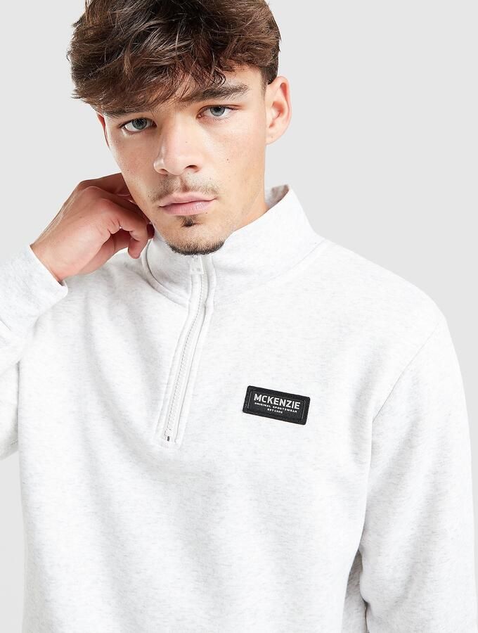 McKenzie Rocco 1 4 Zip Track Top Grijs- Heren Grijs