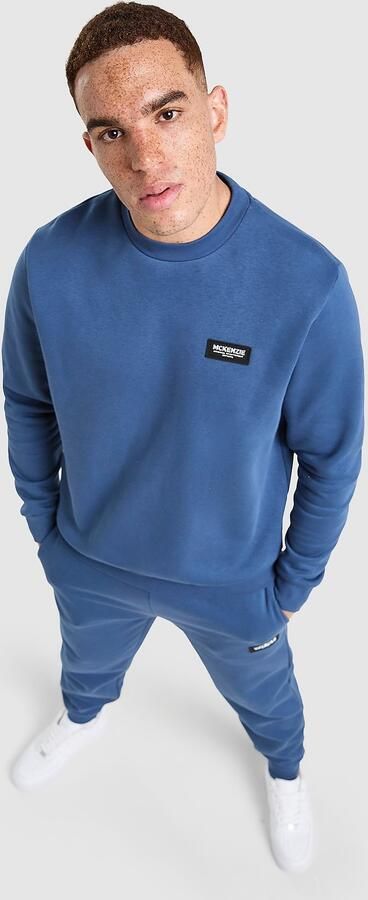 McKenzie Rocco Crew Tracksuit Blauw- Heren Blauw