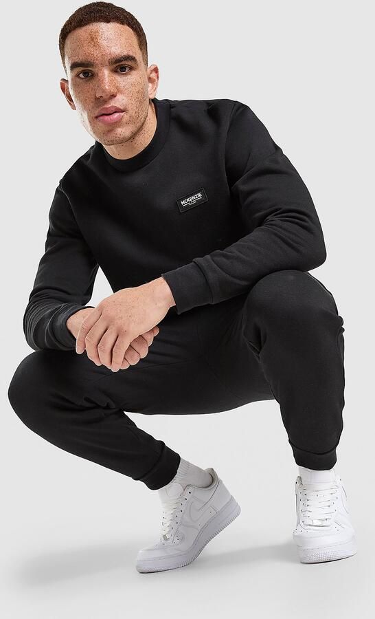 McKenzie Rocco Crew Tracksuit Zwart- Heren Zwart