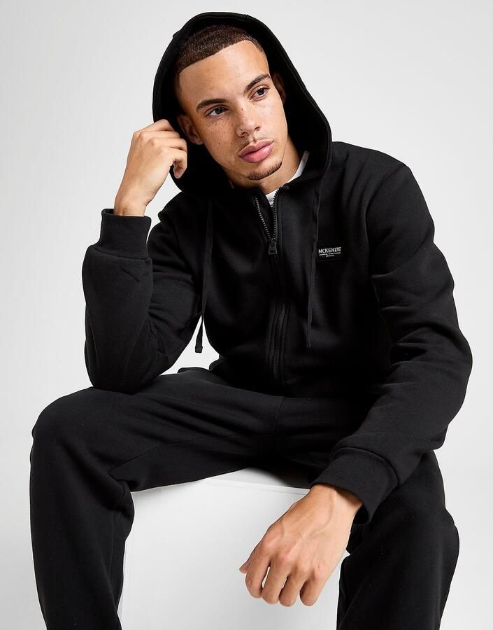 McKenzie Rocco Full Zip Hoodie Zwart- Heren Zwart
