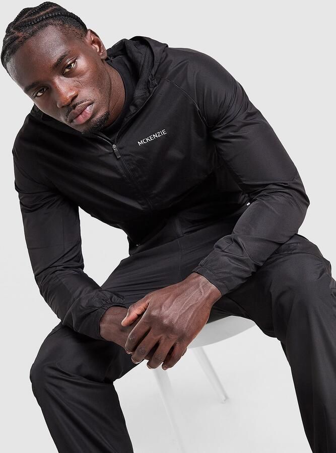 McKenzie Secca Woven Jacket Zwart- Heren Zwart