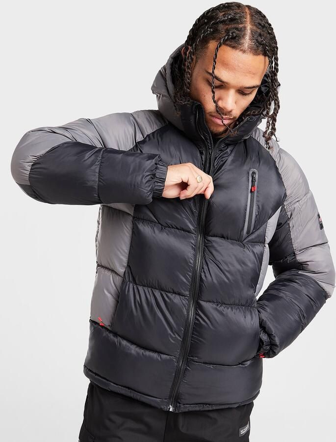 McKenzie Toba Bubble Jacket Zwart- Heren Zwart