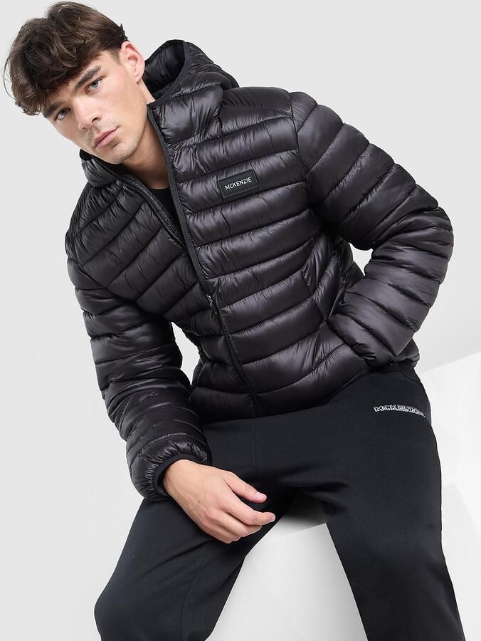 McKenzie Trek Padded Jacket Zwart- Heren Zwart