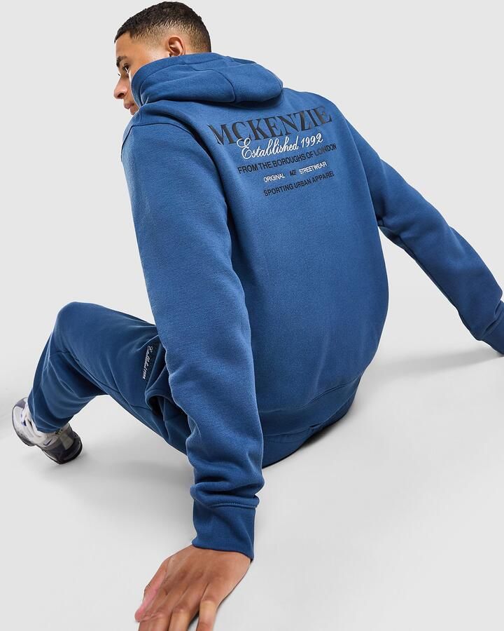 McKenzie Type Overhead Hoodie Blauw- Heren Blauw