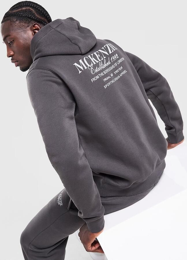 McKenzie Type Overhead Hoodie Grijs- Heren Grijs
