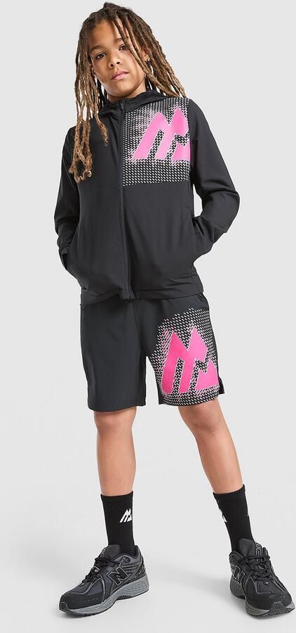 MONTIREX Aero Large Logo Shorts Junior Zwart Kind Zwart