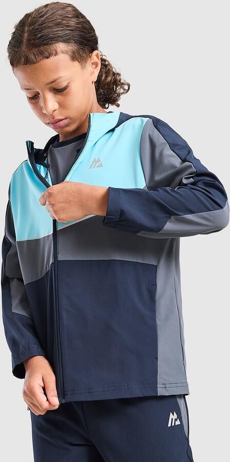 MONTIREX Cerberus Colour Block Windbreaker Junior Blauw Kind Blauw