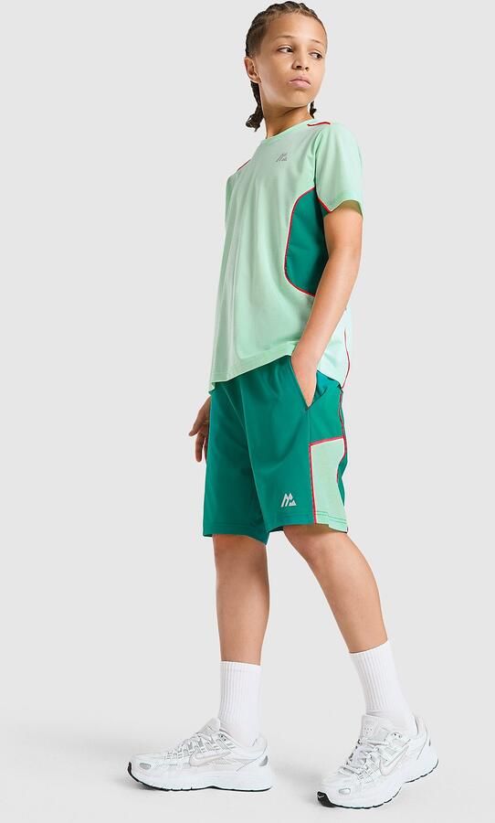 MONTIREX Chroma Cut & Sew Shorts Junior Groen Kind Groen