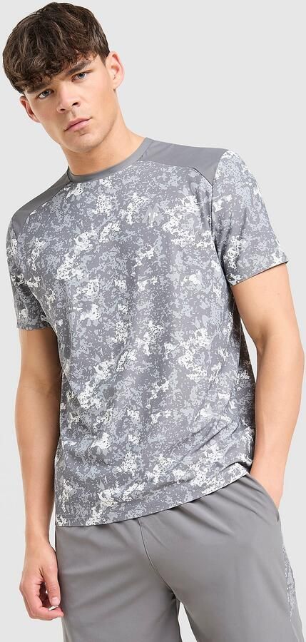 MONTIREX Covert All Over Pint T-Shirt Grijs- Heren Grijs