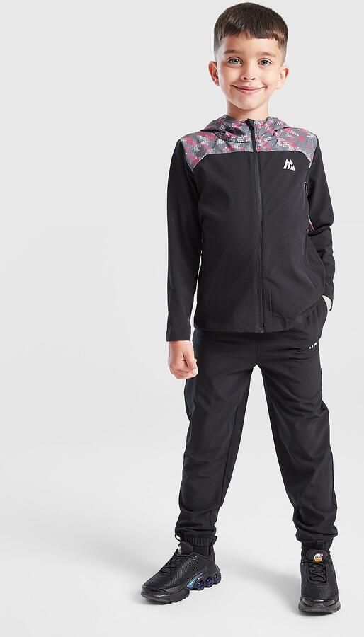 MONTIREX Descent Full Zip Tracksuit Children Zwart