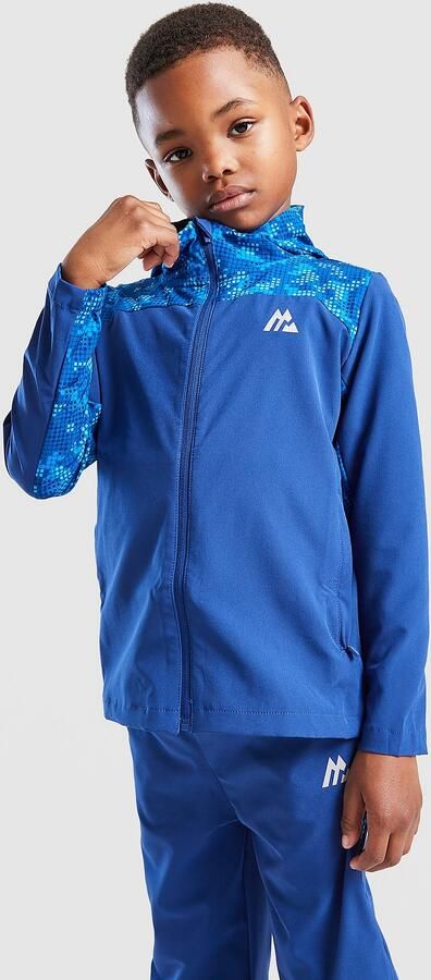 MONTIREX Descent Full Zip Woven Tracksuit Children Blauw Kind Blauw