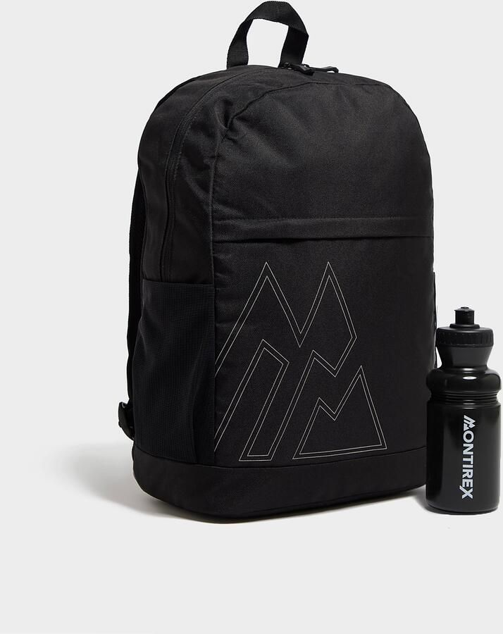 MONTIREX Essential Backpack and Water Bottle Zwart- Dames Zwart