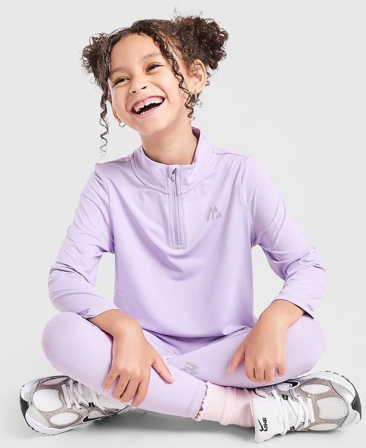 MONTIREX ' Bounce 1 4 Zip Top Leggings Set Children Paars Kind Paars