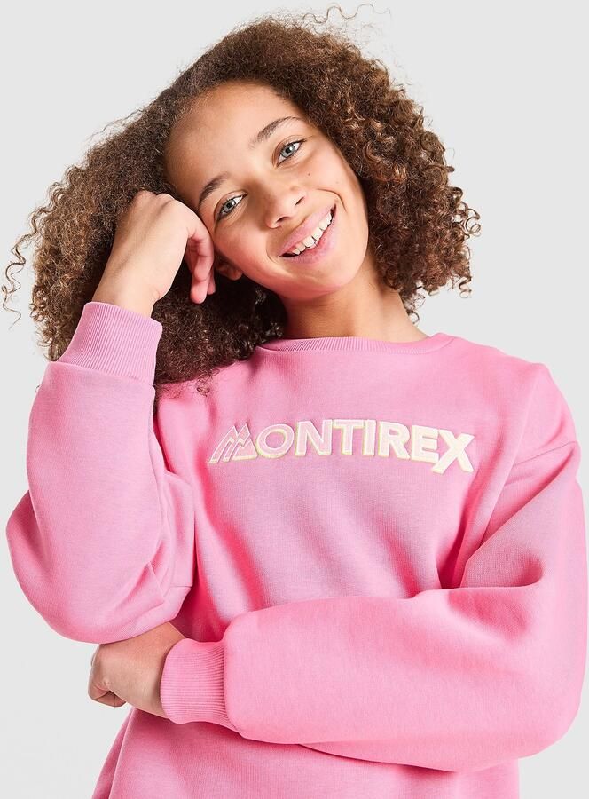 MONTIREX ' Leap Sweatshirt Junior Roze Kind Roze