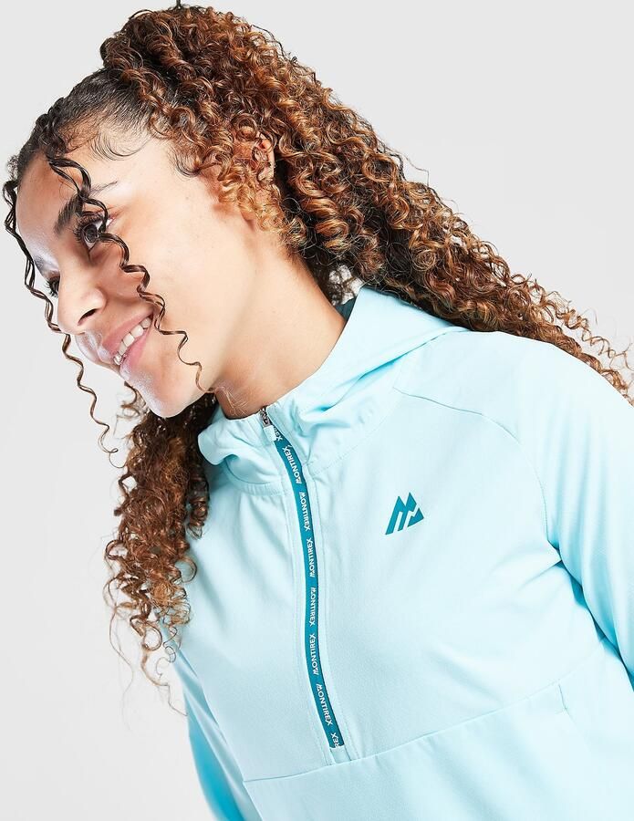 MONTIREX ' Rise Lightweight 1 2 Zip Jacket Junior Blauw Kind Blauw