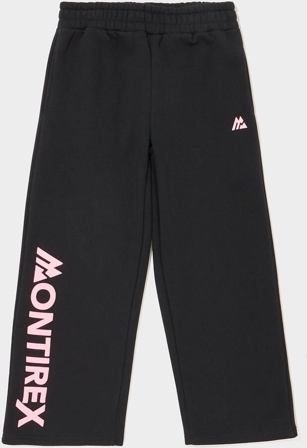 MONTIREX ' Vibe Fleece Joggers Junior Zwart Kind Zwart