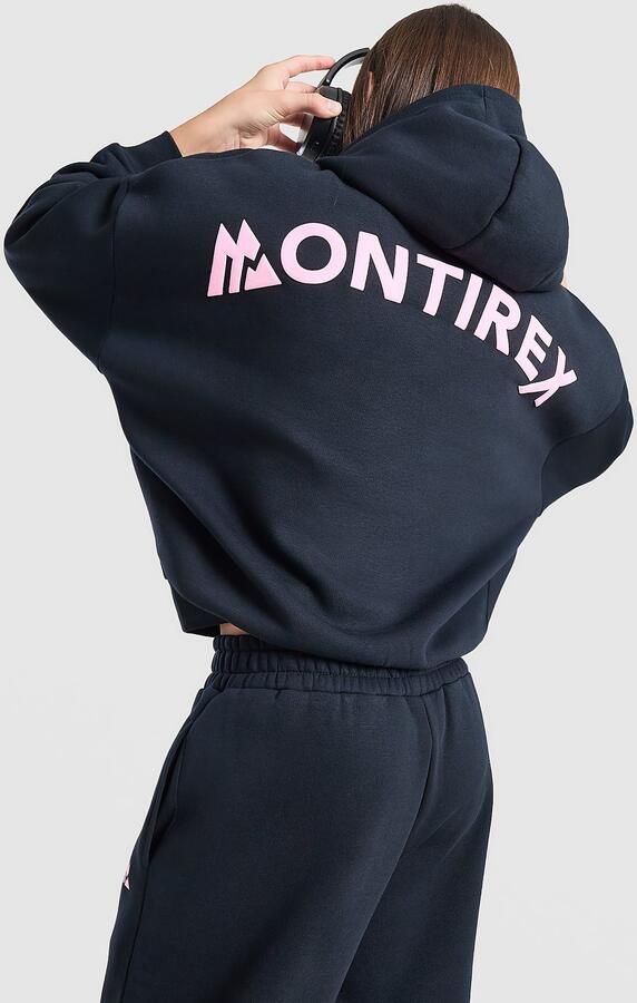 MONTIREX ' Vibe Graphic Hoodie Junior Zwart Kind Zwart