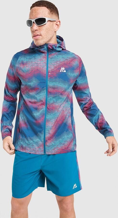 MONTIREX Haze All Over Print Jacket Blauw- Heren Blauw