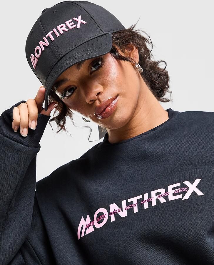 MONTIREX Linear Cap Zwart- Dames Zwart